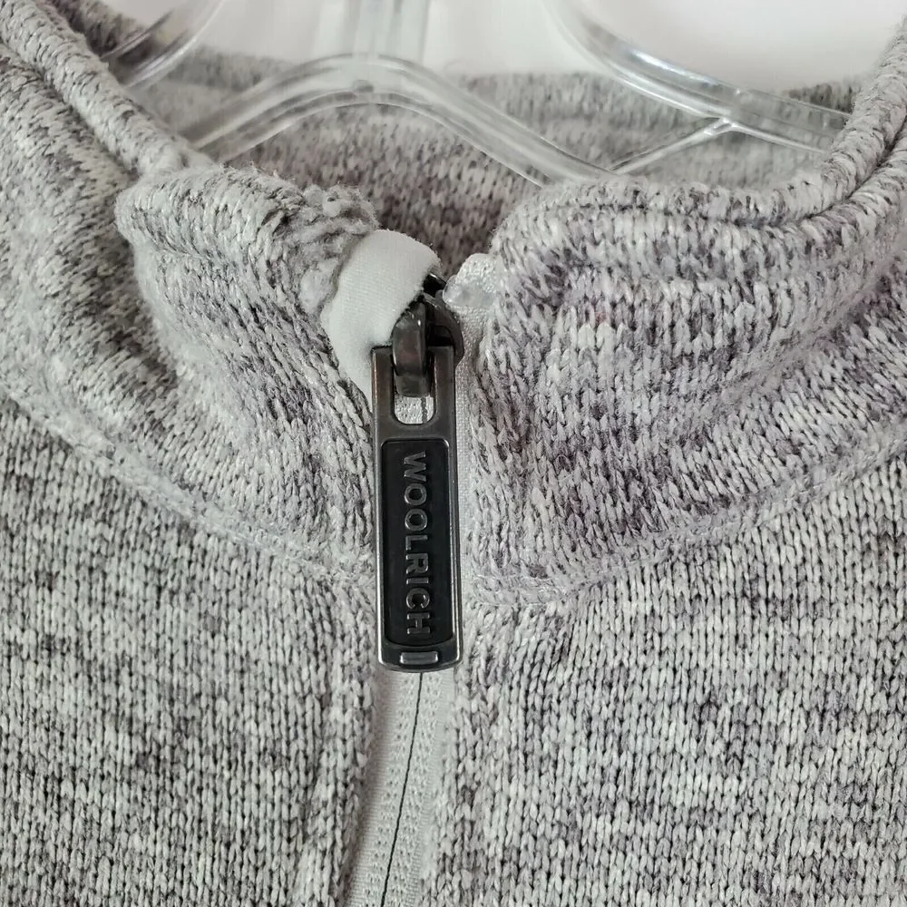 Woolrich Men's Gray Fleece Pullover Sweater Size XXL‎ Cotton